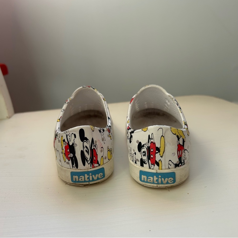 Native Shoes Mickey Mouse Slip-On Sneakers Size C10 - Picture 5 of 7